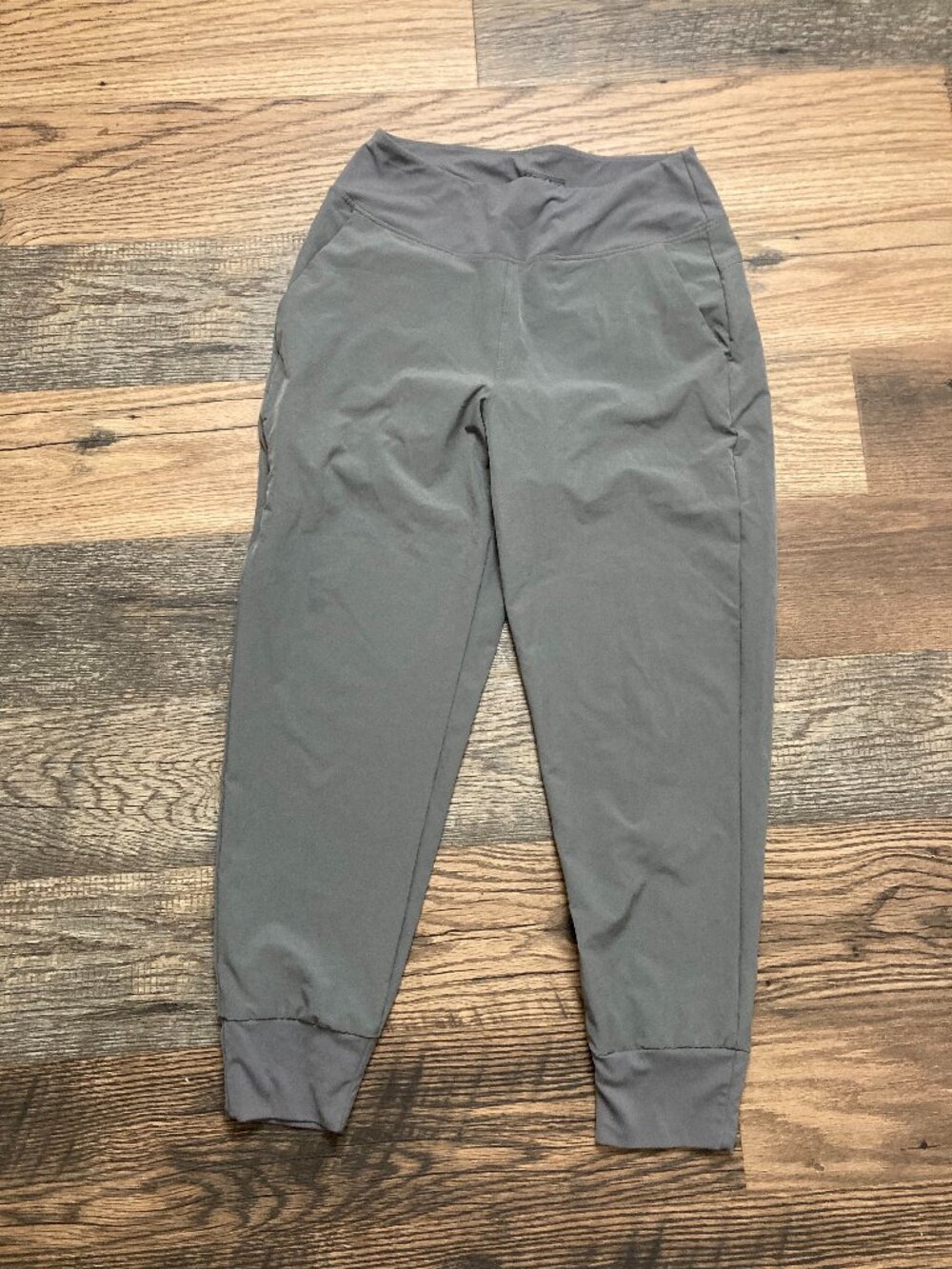 Patagonia Women’s Happy Hike Studio Pants Size M Gray Stretch Jogger Hiking